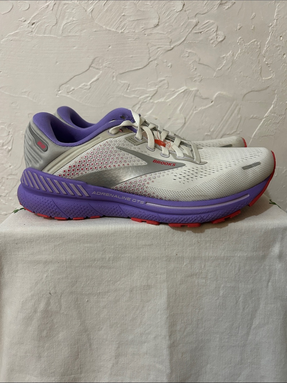 Brooks Women's Running Shoes - White, Purple & Red Accent - Picture 5 of 5
